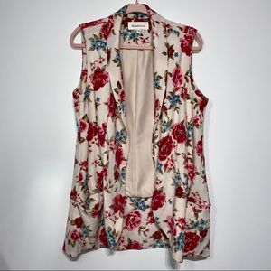 Daniel Rainn Floral Print Vest